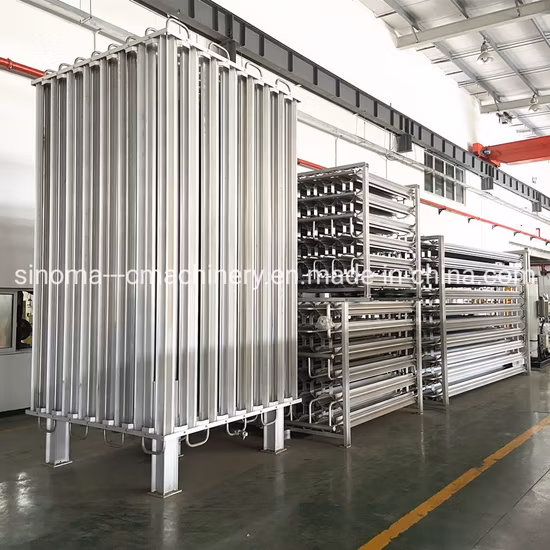 Industrial LNG Lin Lox Lar Gas Gas Cylinder Filling Station Pump LNG Ambient Air Vaporizer