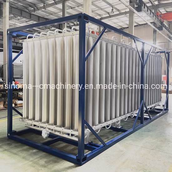 Industrial Liquid O2 N2 Ar Gas Cylinder Filling Station Pump Ethane Ambient Air Vaporizers