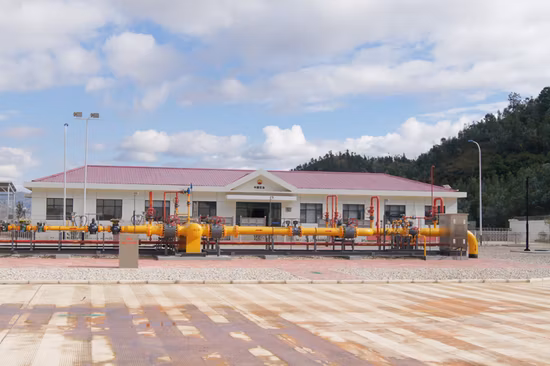 GB Standard CNG Pressure Reduction Pry Device with Stinky and Metering