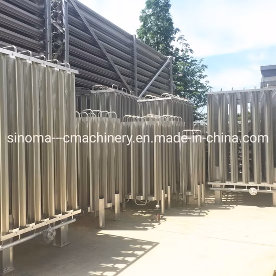 Cryogenic Liquid LNG Gas Air Heated Ambient Vaporizer